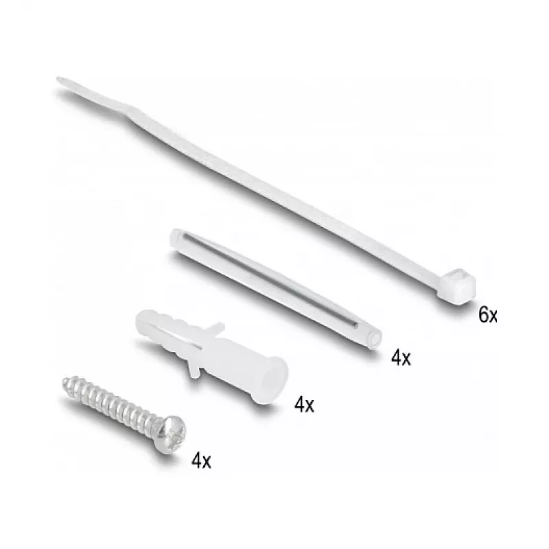 Presa per fibra ottica DeLOCK 2 x SC simplex LC duplex bianco