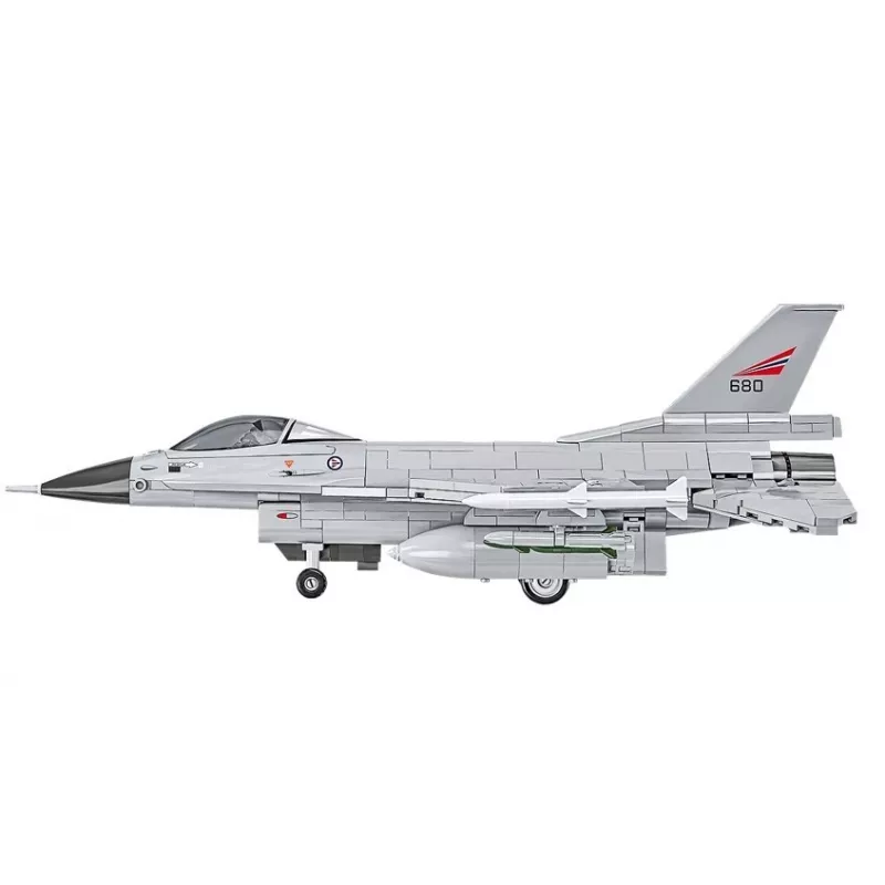 Kit di costruzione Cobi F-16AM Fighting Falcon, 495 pezzi, modello in scala