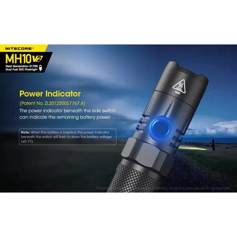 Torcia portatile Nitecore MH10 V2 nero