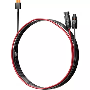 Cavo EcoFlow LMC4-XT60I-2,5M per pannelli solari, connettore XT60i, 2,5 m, nero/rosso
