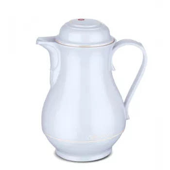 Thermos ROTPUNKT 1,2 L, avorio — 24 h caldo / 36 h freddo, manico, 199×255 mm