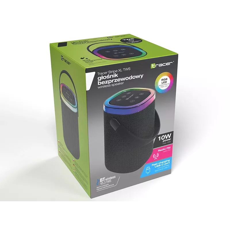 Auricolari True Wireless Stereo Bluetooth TRACER TRAGLO47615 con illuminazione RGB
