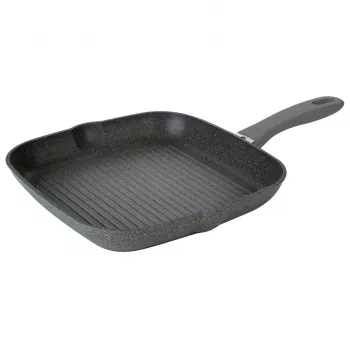 Padella per griglia BALLARINI 75002-941-0 quadrata grigia 28 cm