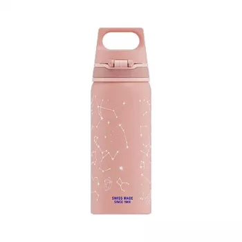 Borraccia in alluminio Sigg 6005.10 — 600 ml, 7,1 cm di diametro, 145 g, blu/rosa