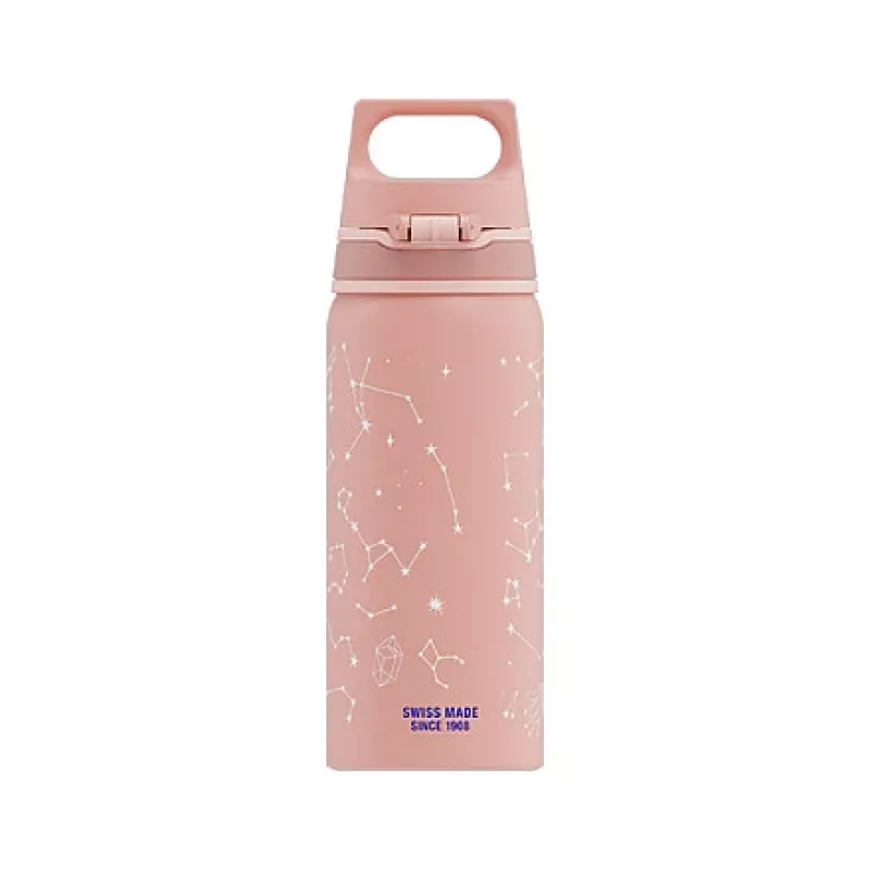 Borraccia in alluminio Sigg 6005.10 — 600 ml, 7,1 cm di diametro, 145 g, blu/rosa