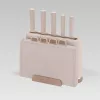 Maestro MR-1412-BEIGE set di coltelli con ceppo + set di taglieri beige
