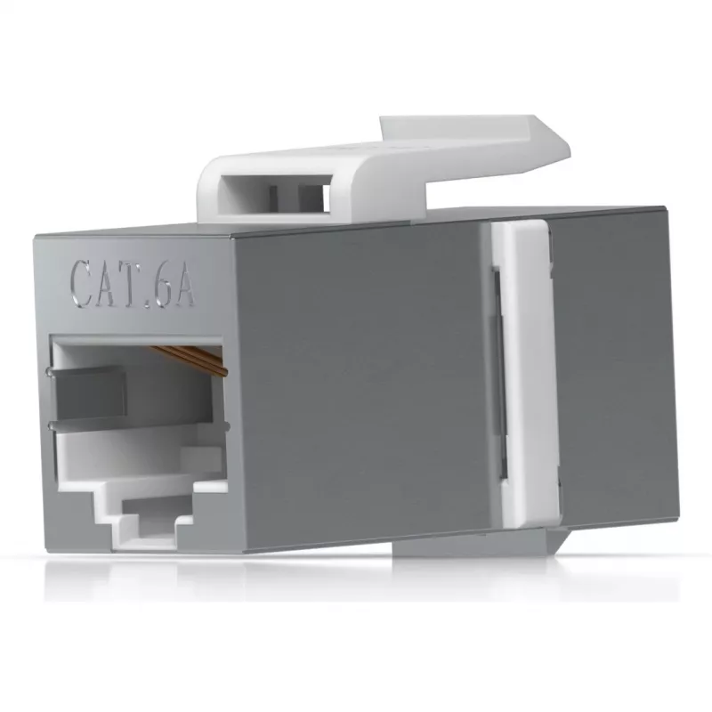 Keystone-Kupplung Ubiquiti UACC-Keystone-Coupler-C6A piatto acciaio inox RJ-45