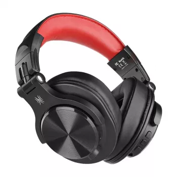 Cuffie wireless Oneodio Fusion A70 (nero e rosso)