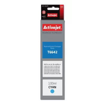 Inchiostro Activejet AE-664C (sostituto per Epson T6642; Supreme; 100 ml; ciano)