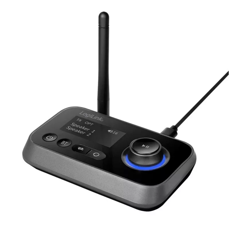 LogiLink BT0062 trasmettitore/ricevitore audio Bluetooth BT 5.0 portata 10 m