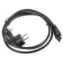 Cavo di alimentazione Lanberg CA-C5CA-11CC-0018-BK nero 1,8 m CEE7/7 connettore femmina C5 (CA-C5CA-11CC-0018-BK)