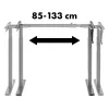 Scrivania regolabile in altezza manualmente MACLEAN MC-790NG — carico max 60 kg, altezza max 120 cm