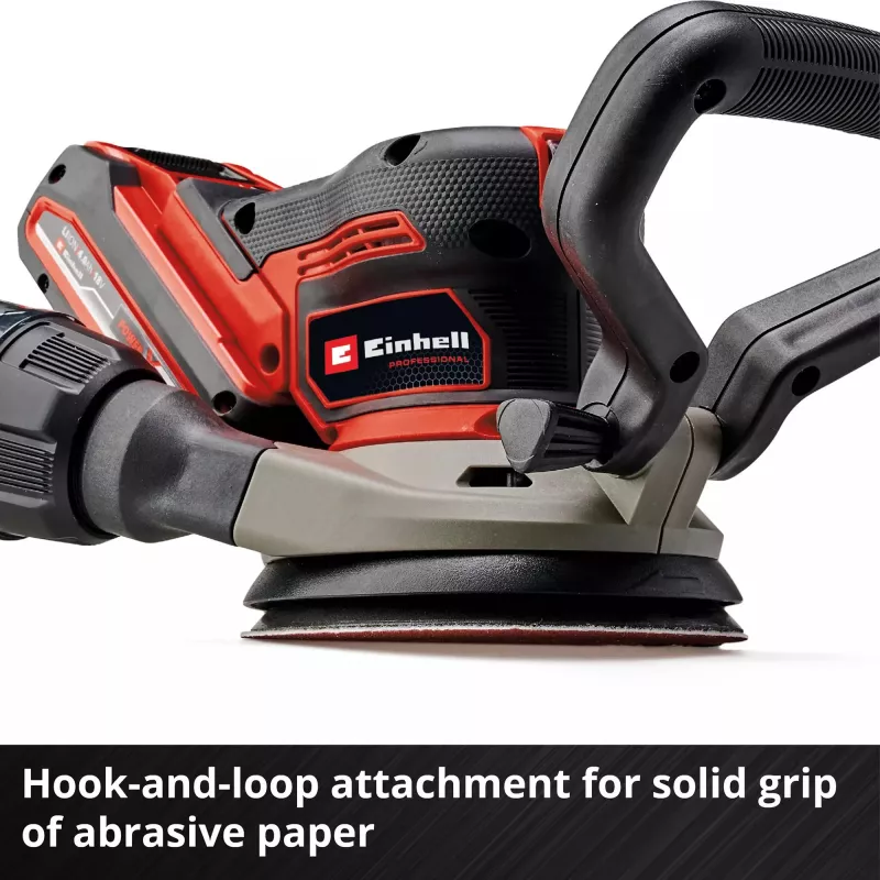 Levigatrice per pavimenti EINHELL TP‑RS 18/32 Li BL Solo — 24.000 giri/min, nero/rosso, 1,11 kg