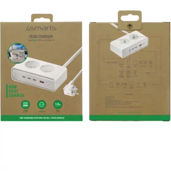 Caricabatterie 4smarts 540065 universale caricabatterie ricarica rapida AC 4 porte