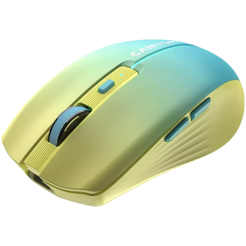CANYON Mouse MW-44 Wireless Charge Giallo Blu