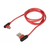 Cavo USB NATEC NKA-1201 USB 2.0 1 m USB A USB C nero rosso