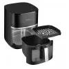 Amica AFM 6020 friggitrice ad aria, 7,2 l, 1700 W, 10 programmi, display LCD, nera