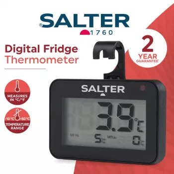Termometro digitale per frigorifero Salter SA00574BFEU12 con LCD, intervallo di temperatura da -20 a 50°C