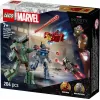 Giocattolo da costruzione LEGO Marvel Super Heroes Iron Man War Machine Set 76320, 204 pezzi, 2 minifigure, altezza 100 mm
