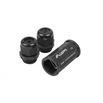 Adattatore per cavo RJ-45 Lanberg AD-RJ45-OS6-IP67 nero