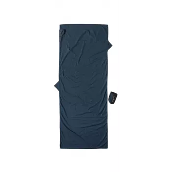 Cocoon TravelSheet sacco a pelo rettangolare in cotone blu
