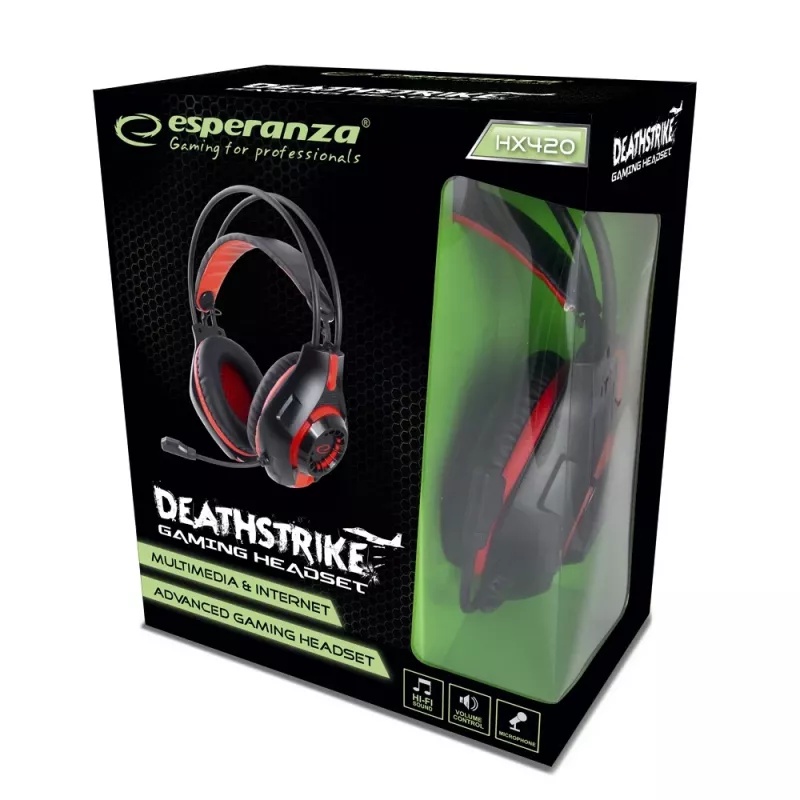 Headset gaming con microfono Deathstrike