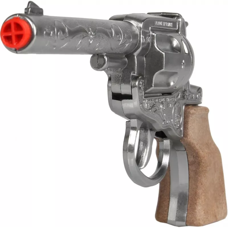 Revolver cowboy giocattolo in metallo Gonher 8 colpi modello 239842
