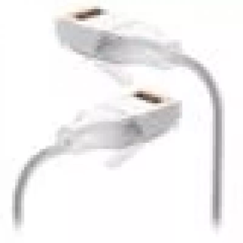 Cavo di rete Ubiquiti UACC-Cable-Patch-EL-C6A-15M-W RJ-45 Cat6a 15m trasparente bianco