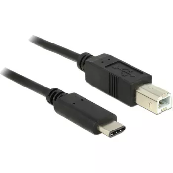 Cavo USB DeLOCK 83601 USB 2.0 1m USB C USB B nero