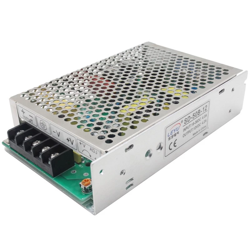 Convertitore di tensione DC/DC Extralink SD-50C-24 48V→24V 50W case in metallo a raffreddamento passivo