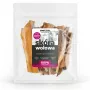 Snack per cani UNISZKI pelle di manzo 100 g — strisce naturali di pelle di manzo per l'igiene dentale, busta da 100 g, proteine 65%