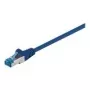Cavo patch Wentronic Goobay CAT 6a, S/FTP (PiMF), blu, 5 m – LSZH senza alogeni, rame (93812)