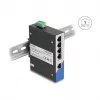 Switch Ethernet DELOCK 80162 — 5 porte Gigabit RJ45 per montaggio su guida DIN