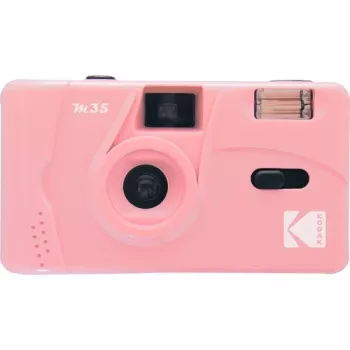 Fotocamera compatta a pellicola Kodak M35 35 mm rosa