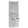 Topeshop NEL 2K DD armadietto bagno in bianco lucido bianco