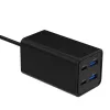 Gembird TA-UC-2A2C-PD65-01-BK caricabatterie per dispositivi mobili laptop, smartphone nero AC ricarica rapida indoor