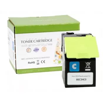 Compatibile Static-Control Lexmark 802HC (80C2HC0), ciano, 3000 pagine