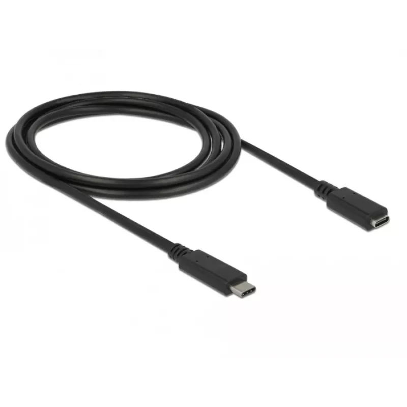 Cavo USB DeLOCK SuperSpeed USB 3.2 Gen 1 2 m USB-C nero