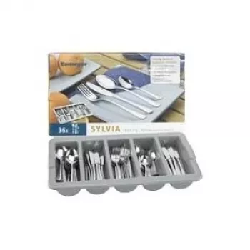 Set posate Esmeyer SYLVIA 145 pezzi acciaio inox, lavabile in lavastoviglie