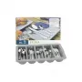 Set posate Esmeyer SYLVIA 145 pezzi acciaio inox, lavabile in lavastoviglie