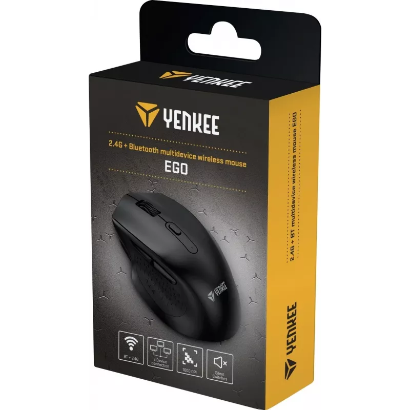 Mouse wireless YMS 2050BK EGO Optic 1600DPI DUAL WL+B