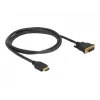 Adattatore cavo video DeLOCK 85653 1,5 m HDMI Type-A DVI nero