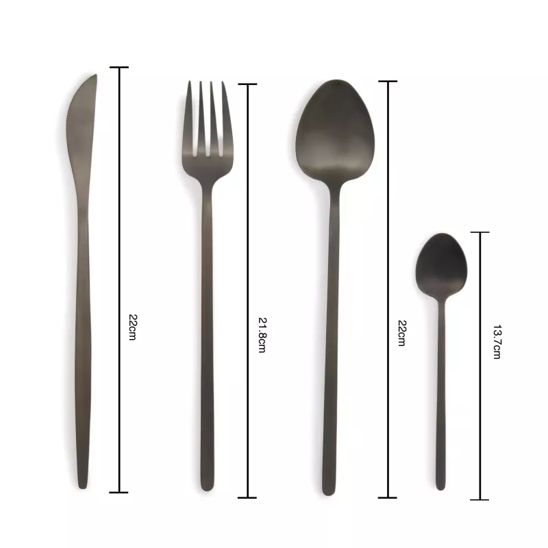 Set posate Salter BW12422EU7 16 pezzi acciaio inox lavabile in lavastoviglie
