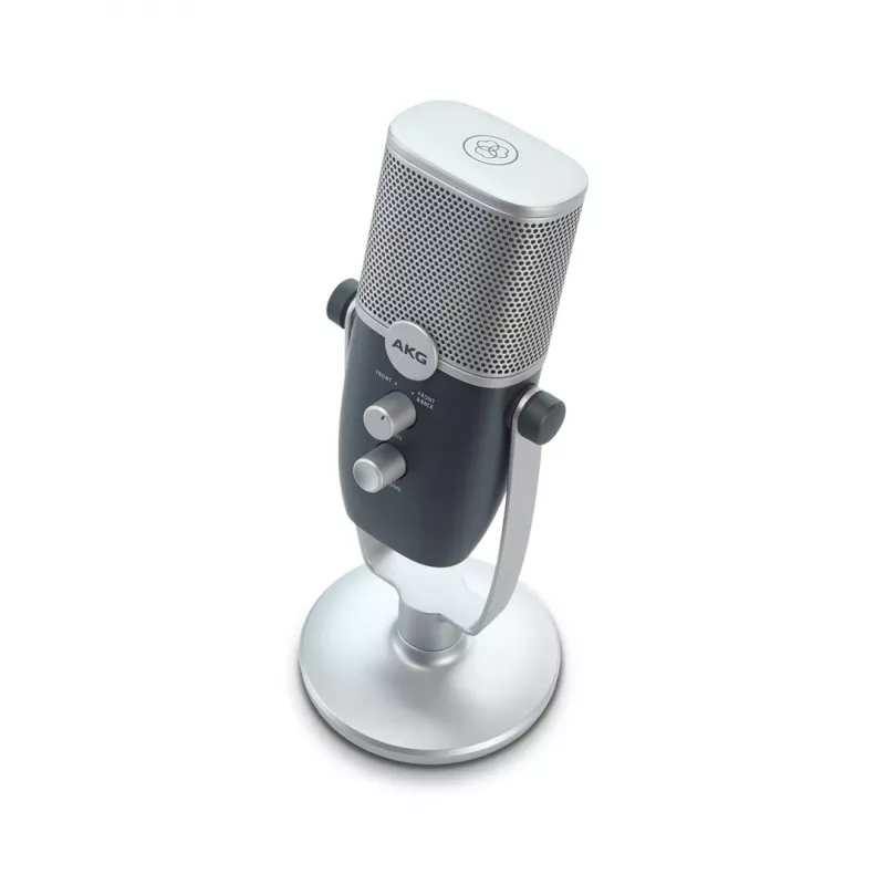 AKG Ara - microfono a condensatore professionale USB, blu-argento