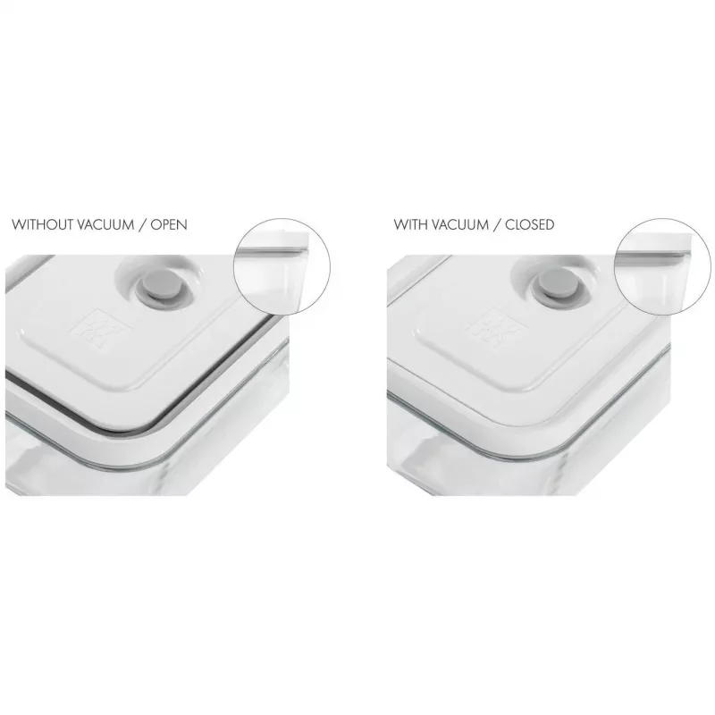 Zwilling Fresh & Save 36804-100-0 contenitore sottovuoto per alimenti S, 0,4 l, plastica, bianco