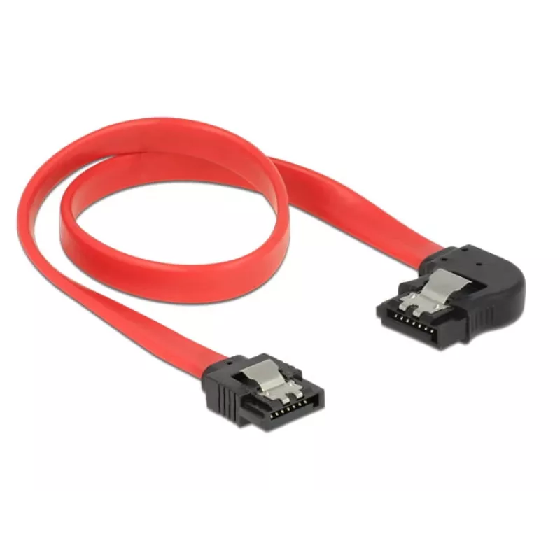 Cavo SATA DeLOCK 83963 0,3 m SATA 7 pin nero rosso