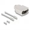Passacavo DELOCK custodia D-Sub 9 poli (connettore maschio/femmina) argento plastica, 31×46×16 mm