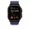 Apple 49 mm Alpine Loop blu navy - piccolo - finitura titanio nero