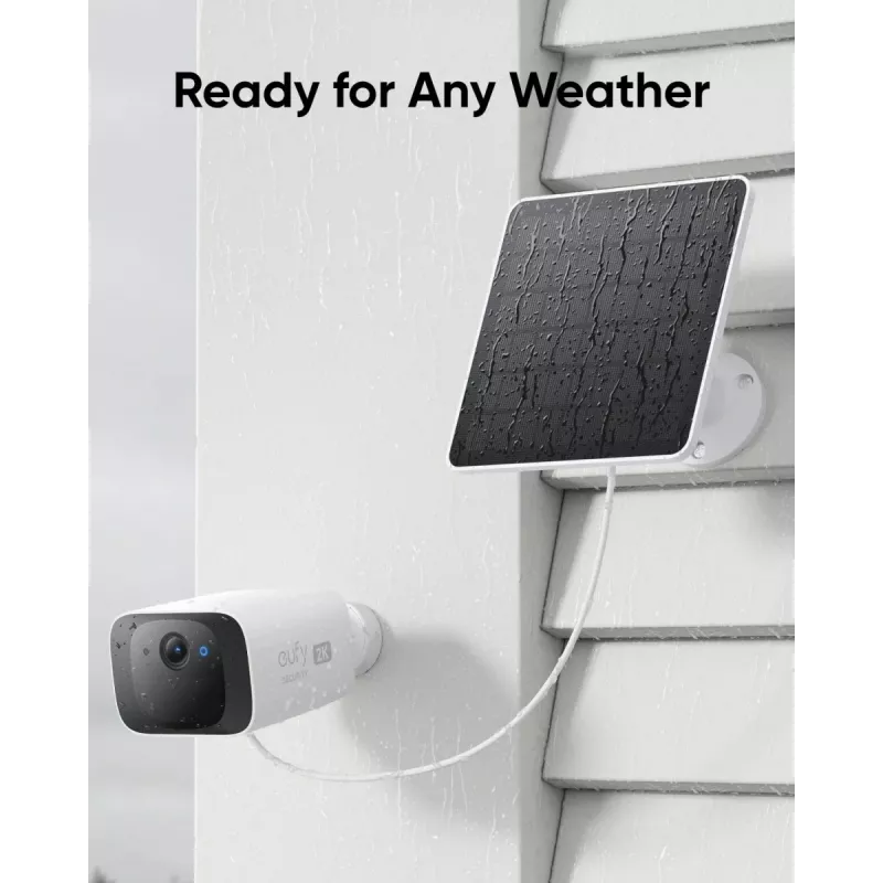 Pannello solare Eufy 3W per telecamere EufyCam 2, EufyCam 2 Pro, EufyCam 2C, EufyCam 2C Pro, EufyCam S330, SolocamS230