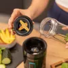 Cecotec Power Titanium 350 EasyGo frullatore a bicchiere, 350 W, 2 bicchieri da 600 ml, nero